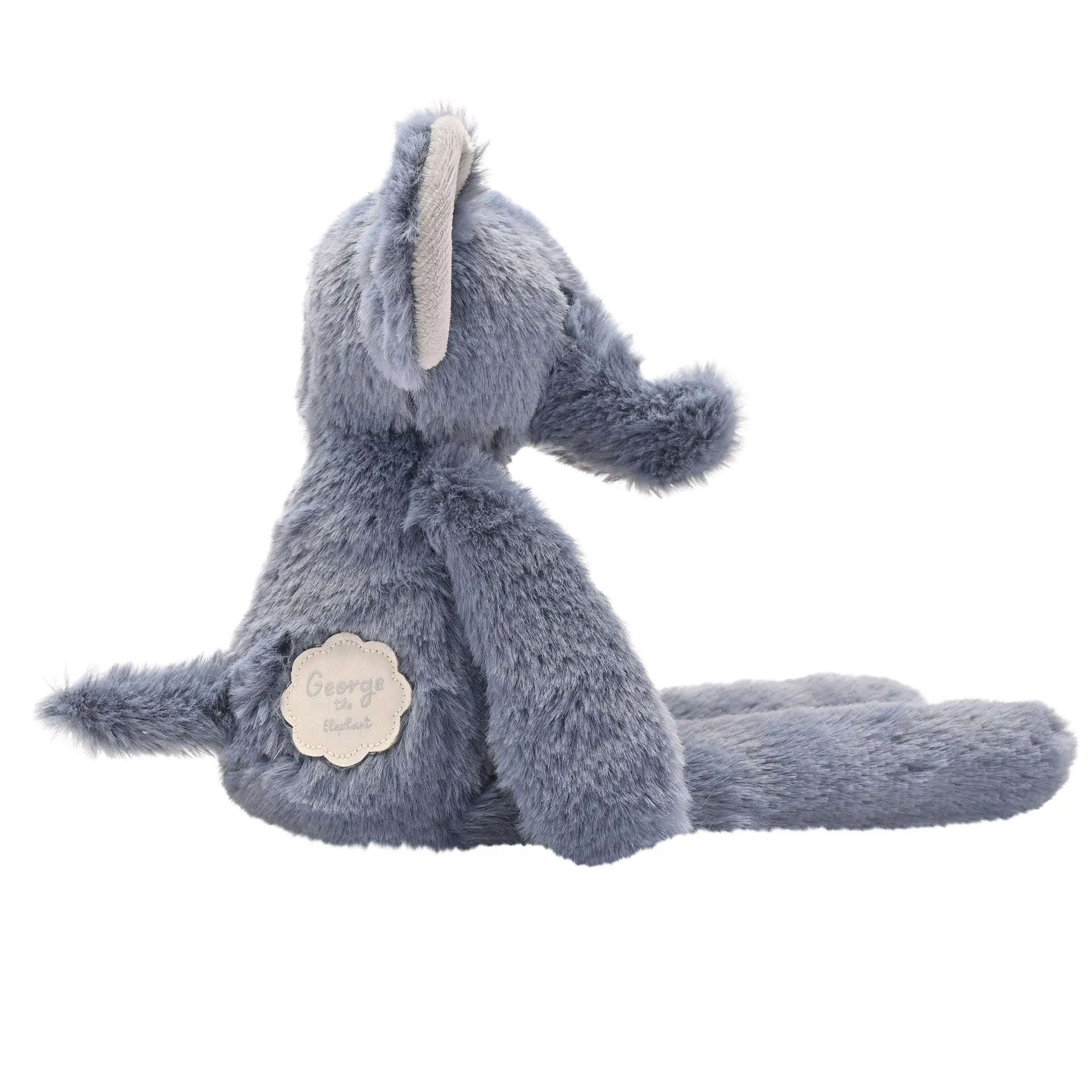 Softies George the Plush Long Leg Petrol Elephant – 35cm - Give And Glow