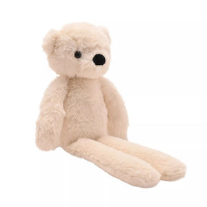 Softies Lola the Long Leg Plush Cream Teddy Bear – 30cm - Give And Glow