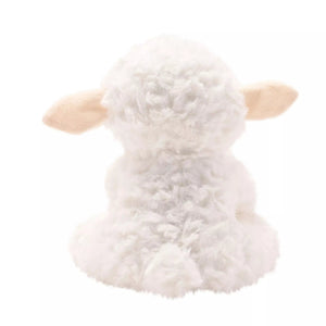 Softies Lottie the Plush Sitting White Lamb – 22cm - Give And Glow