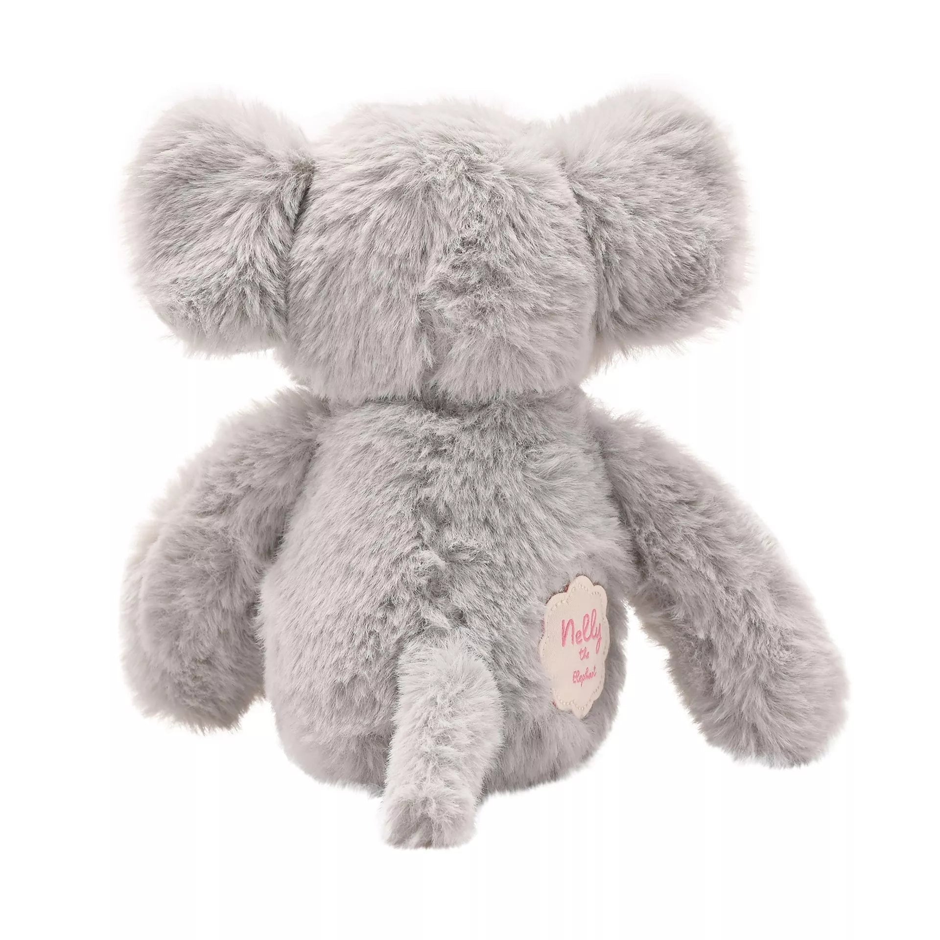 Softies Nelly the Plush Long Leg Grey Elephant – 35cm - Give And Glow