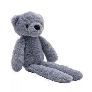 Softies Pip the Plush Long Leg Blue Teddy Bear – 30cm - Give And Glow