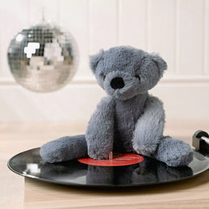 Softies Pip the Plush Long Leg Blue Teddy Bear – 30cm - Give And Glow