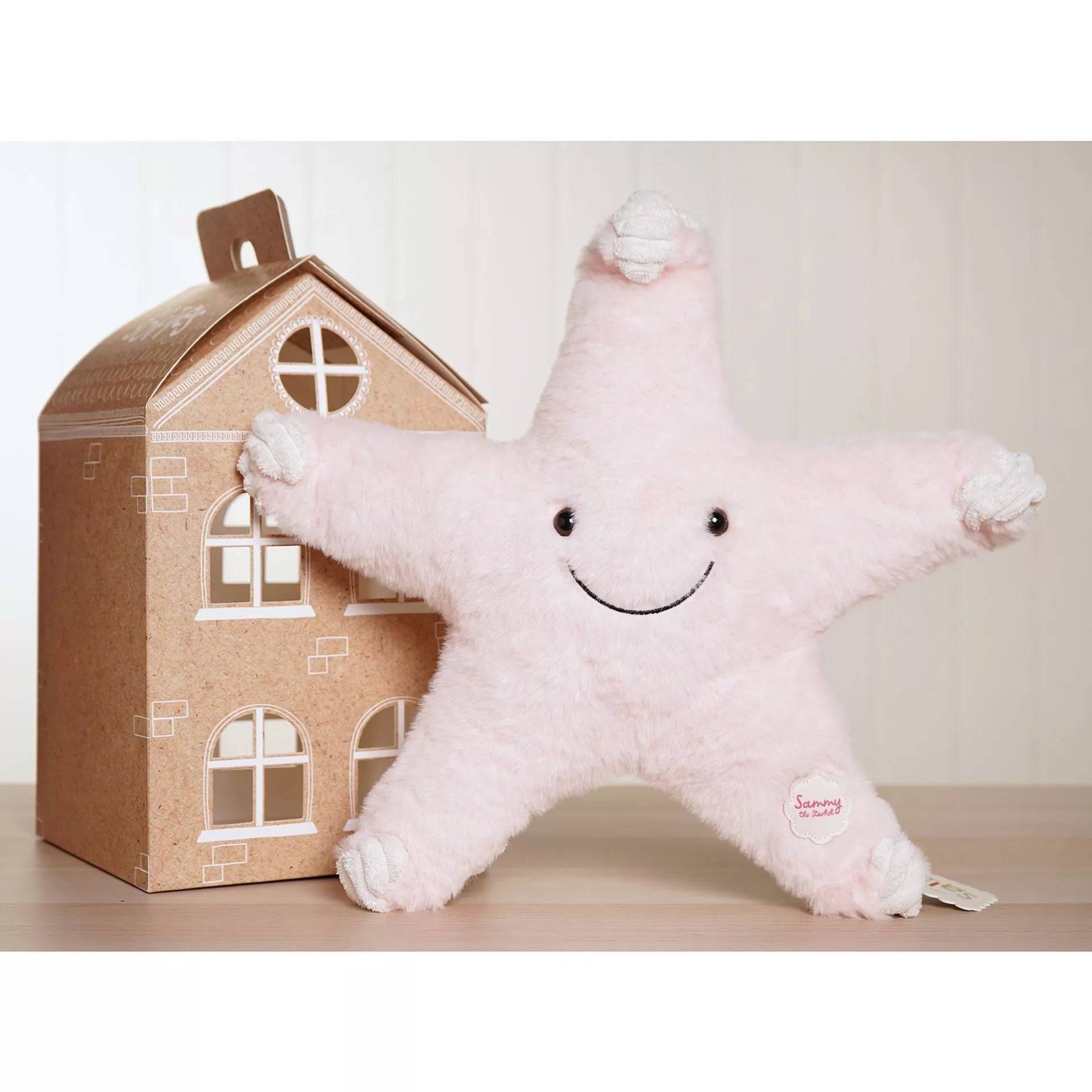 Softies Sammy the Plush Pink Starfish – 40cm - Give And Glow