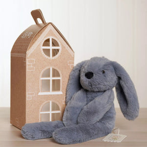 Softies Sonny the Plush Long Leg Petrol Bunny – 35cm - Give And Glow