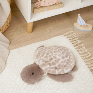 Softies Toby the Plush Brown Turtle – 30cm - Give And Glow