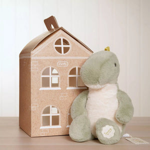 Softies Tommy the Plush Green Dinosaur – 30cm - Give And Glow