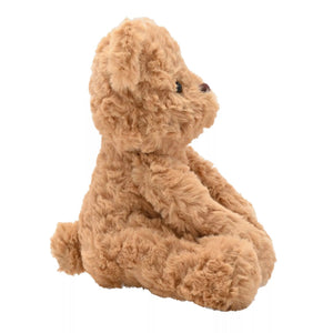 Softies William the Plush Sitting Brown Teddy Bear – 22cm - Give And Glow