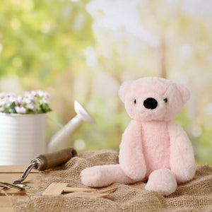 Softies Willow the Plush Long Leg Light Pink Teddy Bear – 30cm - Give And Glow