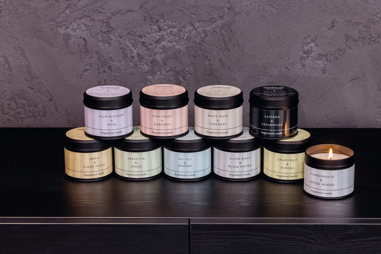 Stoneglow Modern Classics Fresh Linen & Citrus Candle Tin - Give And Glow