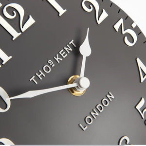 Thomas Kent Arabic Mantel Clock – Dolphin Grey | Small - Give And Glow
