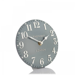 Thomas Kent Arabic Mantel Clock – Flax Blue | Small - Give And Glow