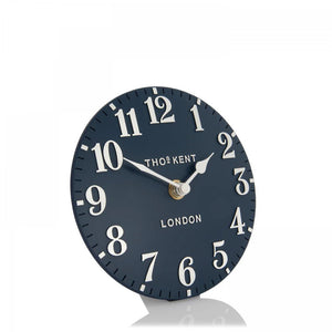Thomas Kent Arabic Mantel Clock – Ink Blue | Small - Give And Glow