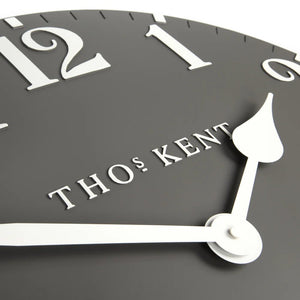 Thomas Kent Arabic Wall Clock – Dolphin Grey | Large - Give And Glow