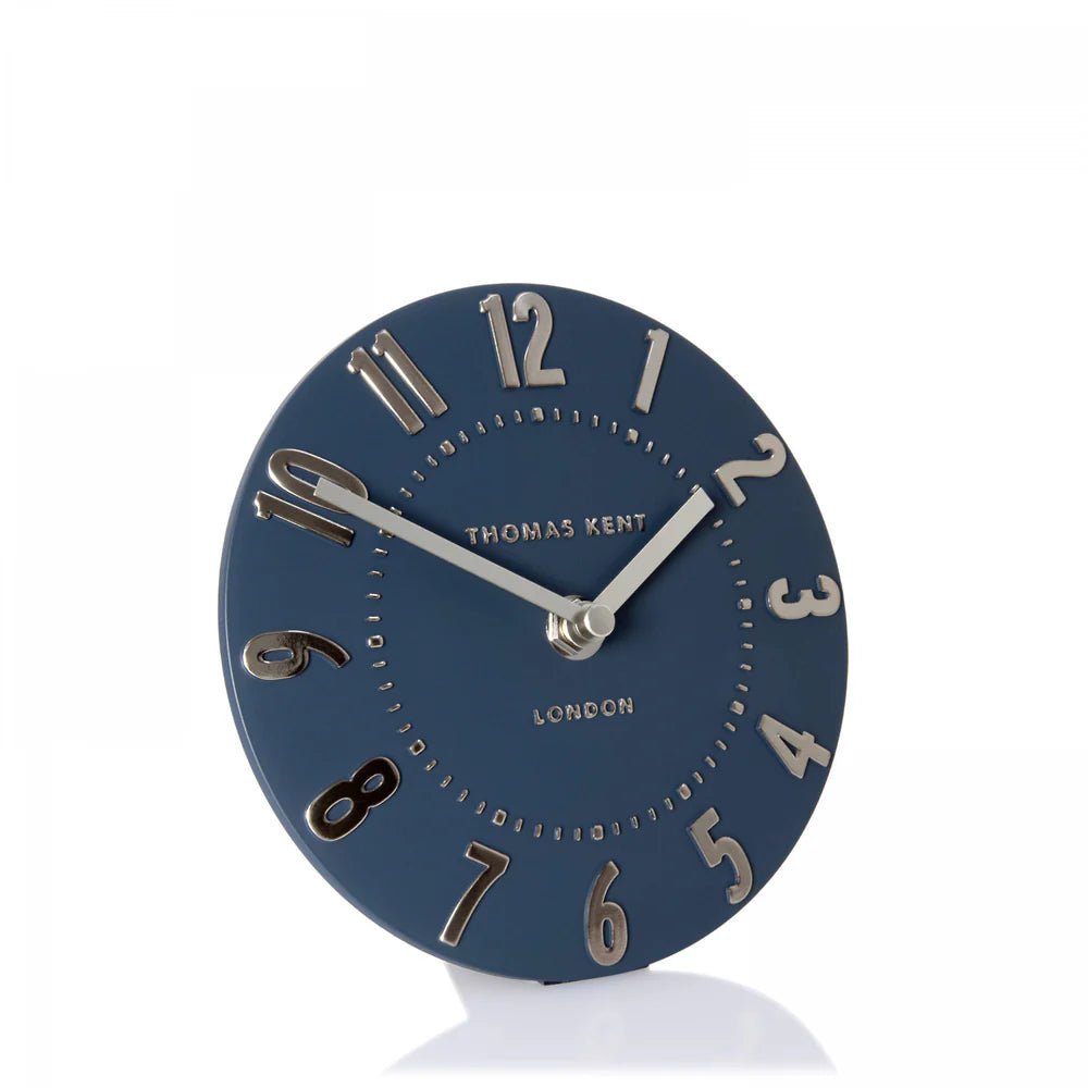 Thomas Kent Mulberry Mantel Clock – Midnight Blue | Small - Give And Glow