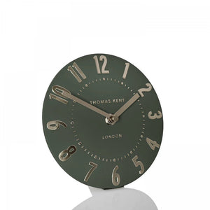 Thomas Kent Mulberry Mantel Clock Olive Green | Small - Give And Glow