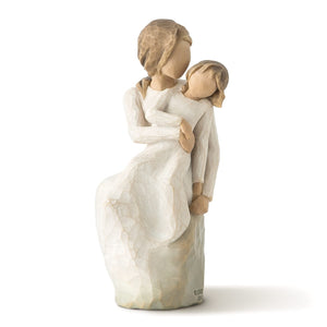 Willow Tree Mother & Daughter Figurine | 16cm | Hand-Painted Cast Stone - Give And Glow