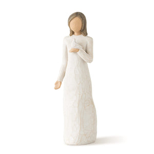 Willow Tree With Sympathy Figurine | 23cm | Hand-Painted Casting - Give And Glow